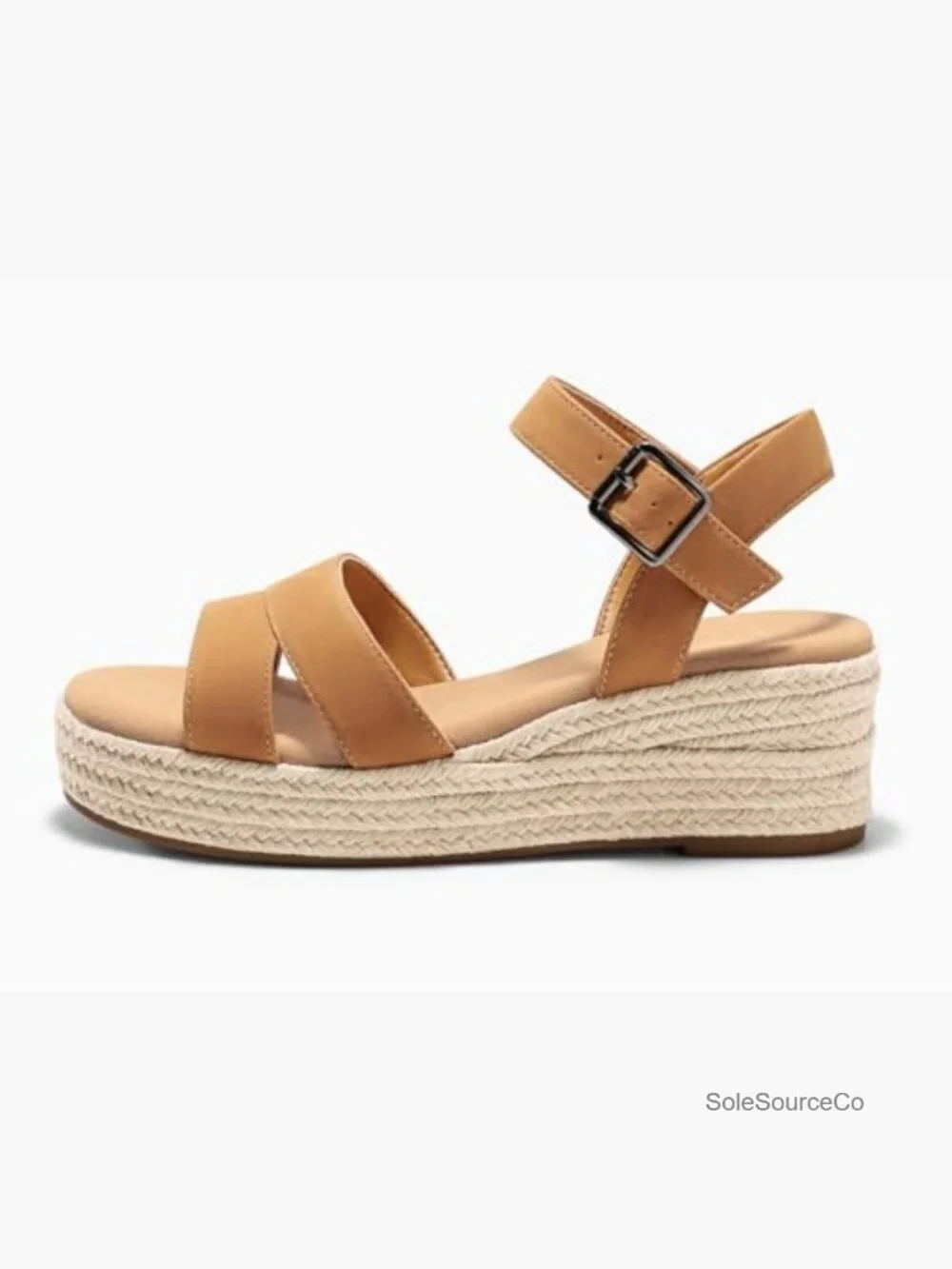 Wedge Platform Sandals Espadrille Heels Open Toe Ankle Strap Summer